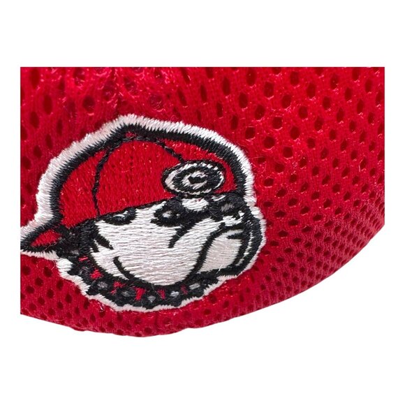 Top Of The World Georgia Bulldogs Red Mesh Baseball Hat Flex Fit Backwards Dog - Picture 4 of 9